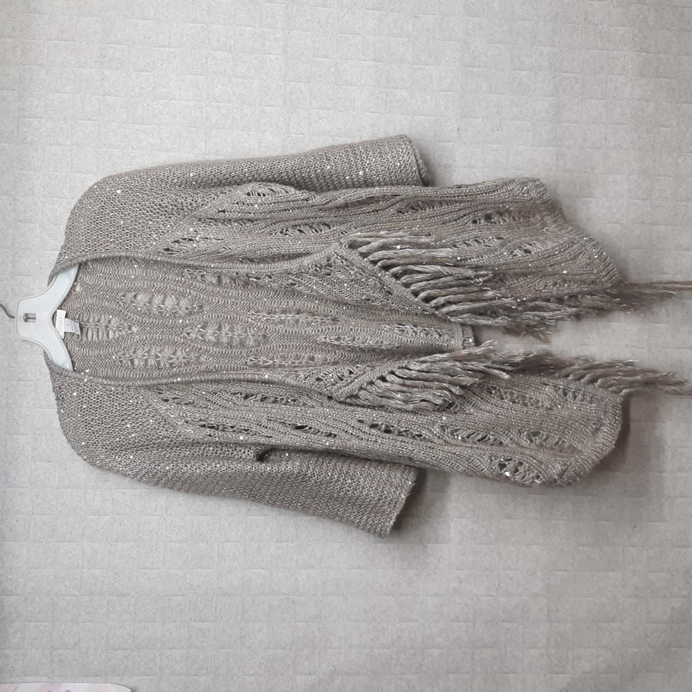 Chico's Draped Front Cardigan Sweater